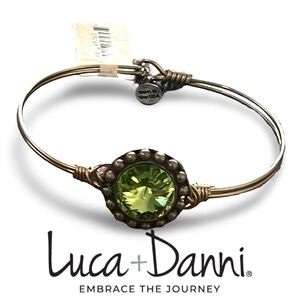 NEW Luca + Danni Peridot August GEM STONE  bracelet, NWT